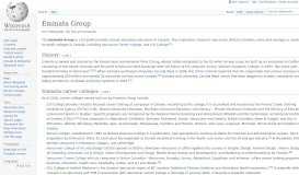 
							         Eminata Group - Wikipedia								  
							    