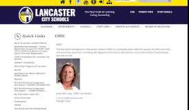 
							         EMIS - Lancaster City School District								  
							    