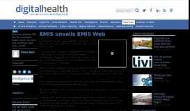 
							         EMIS unveils EMIS Web | Digital Health								  
							    