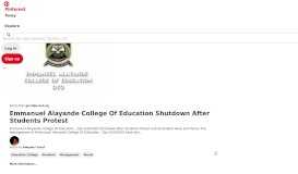 
							         Emmanuel Alayande College Of Education , Oyo (EACOED) - Pinterest								  
							    