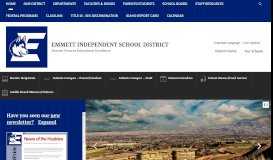 
							         Emmett Independent School District / Homepage								  
							    