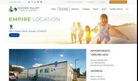 
							         Empire – Golden Valley Health Centers								  
							    