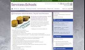 
							         Employee Administration, Payroll and Pensions | Services to Schools								  
							    