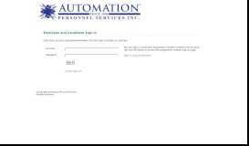
							         Employee and Candidate Sign In - Automation Personnel ...								  
							    