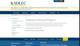 
							         Employee Assistance Program | Kadlec								  
							    