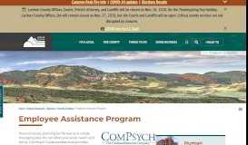 
							         Employee Assistance Program | Larimer County								  
							    