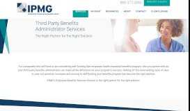 
							         Employee Benefit Services | IPMG								  
							    