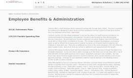 
							         Employee Benefits & Administration - Cardinal Services								  
							    