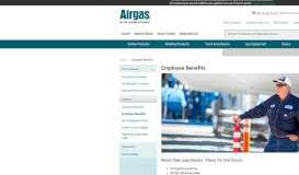 
							         Employee Benefits | Airgas								  
							    