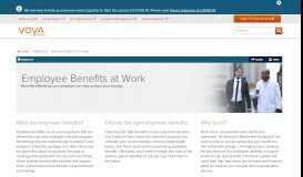 
							         Employee Benefits at Work | Voya Financial								  
							    