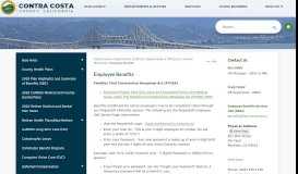 
							         Employee Benefits | Contra Costa County, CA Official Website								  
							    