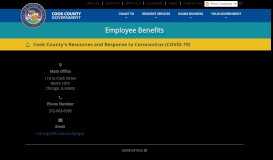 
							         Employee Benefits - Cook County								  
							    