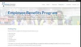 
							         Employee Benefits » Employee Solutions								  
							    