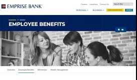 
							         Employee Benefits | Emprise Bank								  
							    