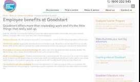 
							         Employee Benefits | Goodstart - Goodstart Early Learning								  
							    