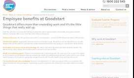 
							         Employee Benefits | Goodstart								  
							    