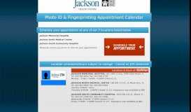 
							         Employee Benefits » Jackson Health System - Photo ID Scheduler								  
							    