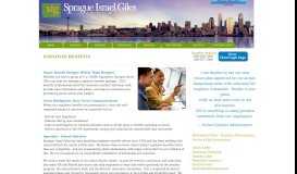
							         Employee Benefits main page - Sprague Israel Giles								  
							    