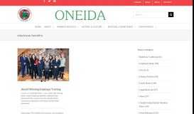 
							         employee benefits – Oneida Indian Nation								  
							    