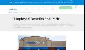 
							         Employee Benefits & Perks | Aspen Dental Jobs								  
							    