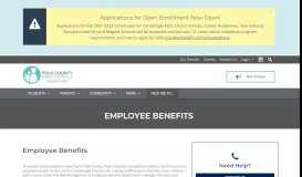 
							         Employee Benefits | Polk County Public Schools								  
							    