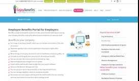 
							         Employee Benefits Portal for Employers from Enjoy Benefits								  
							    