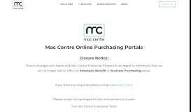
							         Employee Benefits Portal – Mac Centre								  
							    
