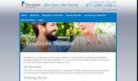 
							         Employee Benefits – The Christ Hospital Home Health Care								  
							    