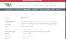 
							         Employee Career Benefits | Merit Health Central | Merit Health ...								  
							    