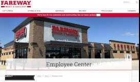 
							         Employee Center | Fareway								  
							    