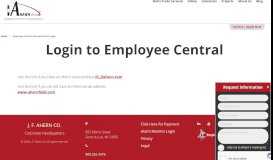 
							         Employee Central SuccessFactors Login | J. F. Ahern Co. Fire Protection								  
							    