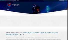 
							         Employee & Client Portal - Versa Integrity								  
							    