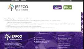 
							         Employee Connections Log In - Jeffco Public Schools								  
							    