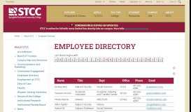 
							         Employee Directory - Springfield Technical Community College								  
							    