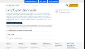
							         Employee Discounts – UnitedHealth Group								  
							    