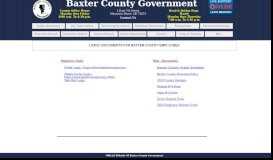 
							         Employee Documents & Links - Baxter County Government								  
							    