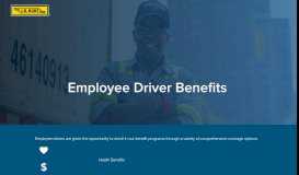 
							         Employee Driver Benefits - JB Hunt								  
							    