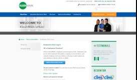 
							         Employee eHub Log-in | Kleenmark								  
							    