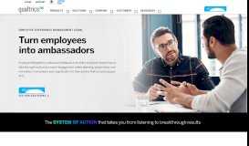 
							         Employee Experience Management Platform | Qualtrics								  
							    
