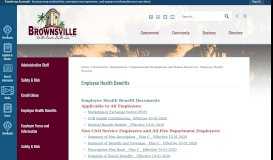 
							         Employee Health Benefits | Brownsville, TX								  
							    