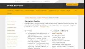 
							         Employee health | Human Resources | Virginia ... - VCU HR								  
							    