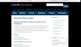 
							         Employee Health Information | Current Employees | Clark County ...								  
							    