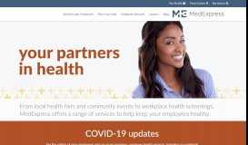 
							         Employee Health & Wellness | MedExpress Urgent Care								  
							    