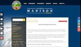 
							         EMPLOYEE Home - Madison County								  
							    
