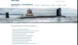 
							         Employee Information - General Dynamics Electric Boat								  
							    
