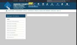 
							         Employee Information / Home - Marion County Public Schools								  
							    