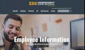 
							         Employee Information | Independent Support Services, Inc								  
							    