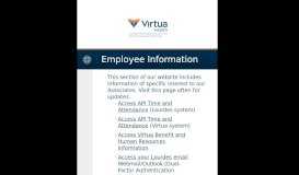 
							         Employee Information - LourdesNet.org								  
							    