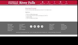 
							         Employee Information/Self-Service | University of Wisconsin River Falls								  
							    