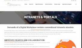 
							         Employee Intranet | Corporate and Office Intranet Portal | Prometix |								  
							    